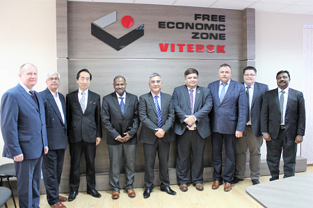 A Business Delegation from India Visited FEZ "Vitebsk"