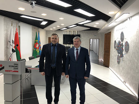 Делегация Торгового представительства Российской Федерации в Республике Беларусь посетила администрацию СЭЗ «Витебск»