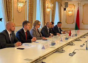 Участие главы администрации СЭЗ «Витебск» во встрече с Чрезвычайным и Полномочным Послом Турецкой Республики в Республике Беларусь.